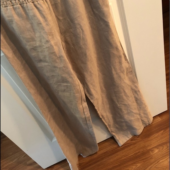 Young, Fabulous & Broke Strapless Linen Jumpsuit - Picture 6 of 16